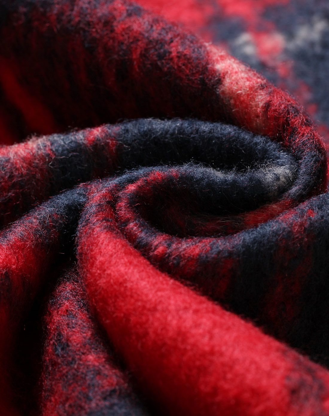 女款青红色格子外套