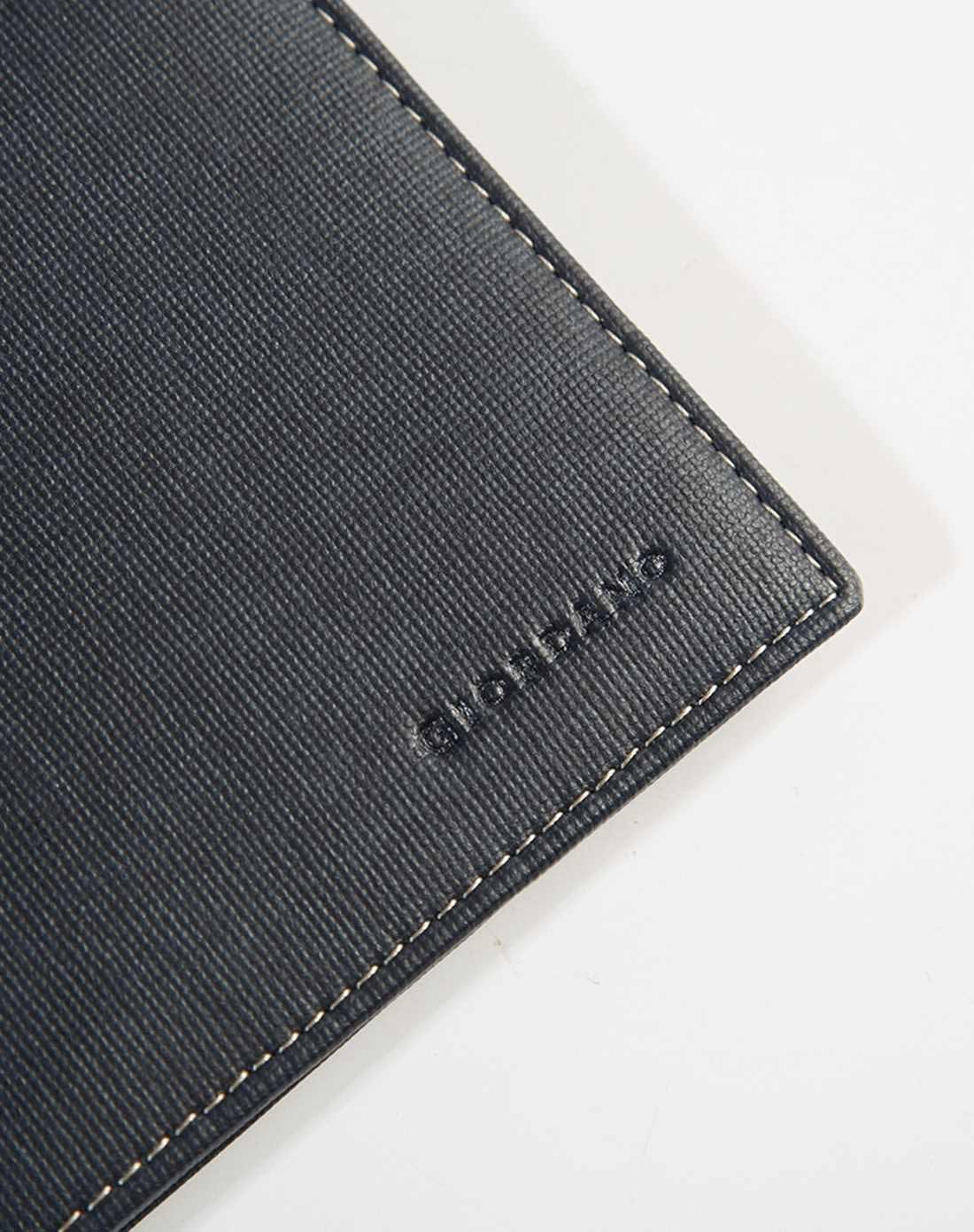 深灰色 超纤皮精英男士商务短款钱包