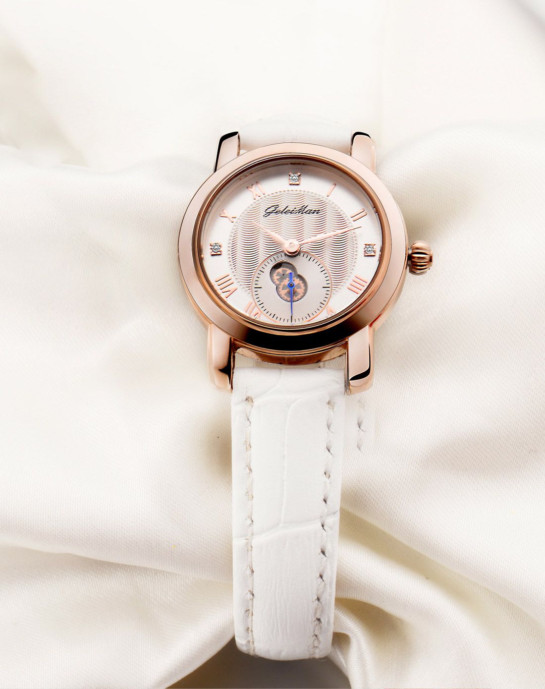 格雷曼 时尚优雅透视窗女石英表