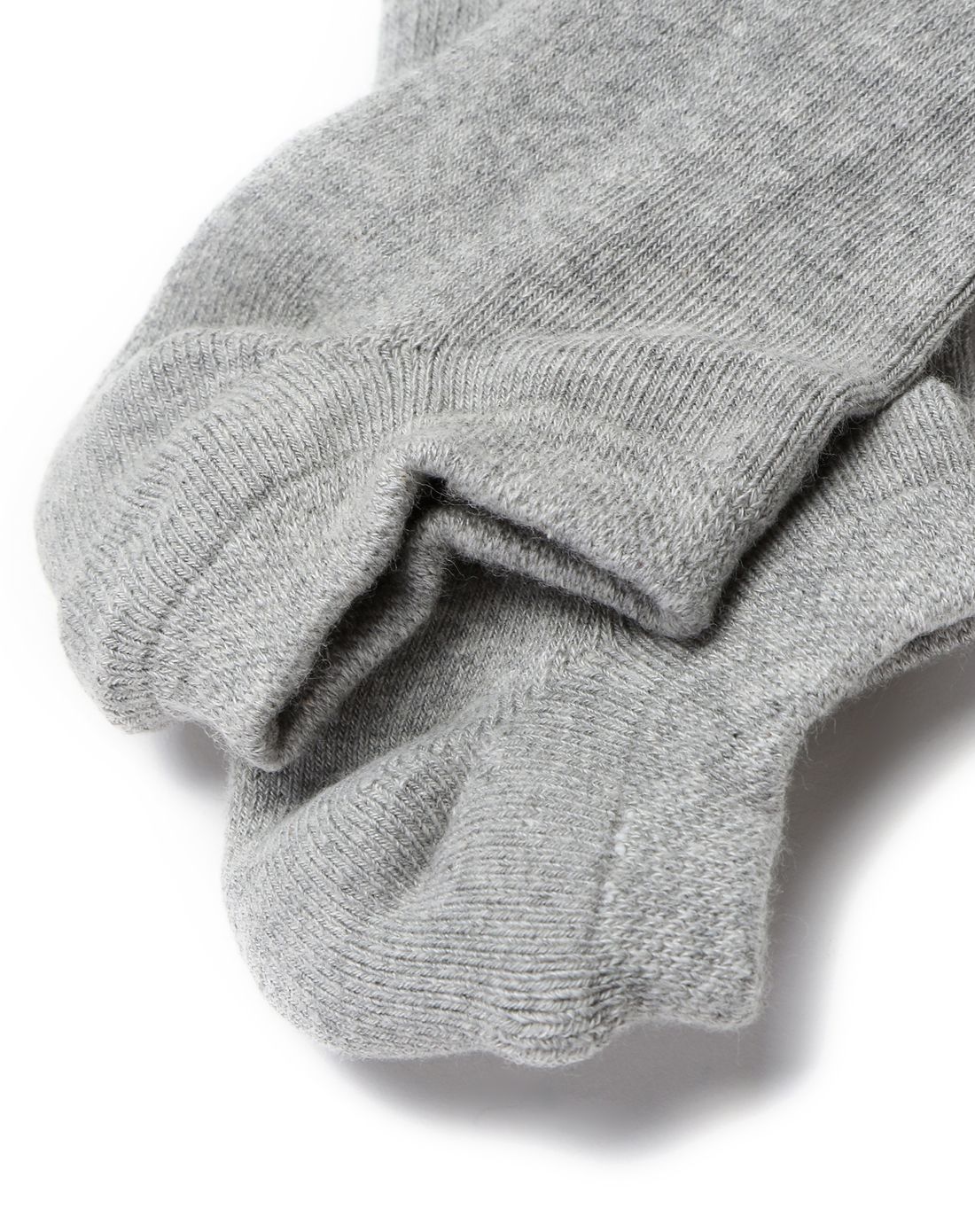 柔软亲肤 中性款灰色短筒袜子 四双装