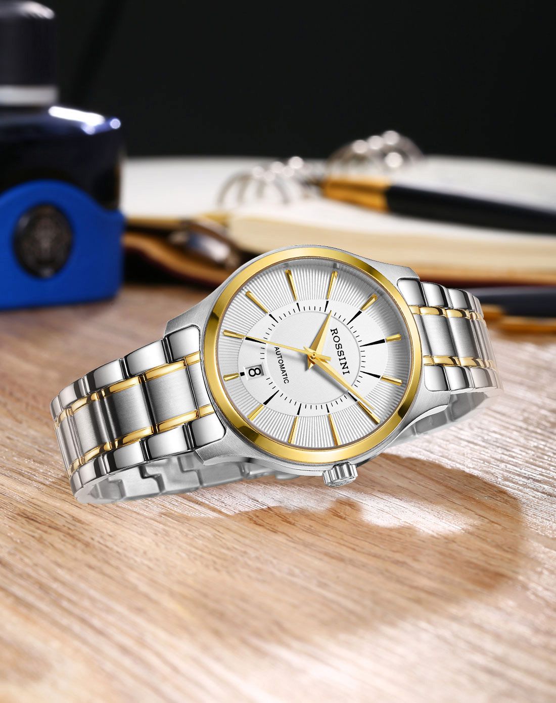 罗西尼rossinirossini 商务单历机械男表5611vn5611t01a_唯品会