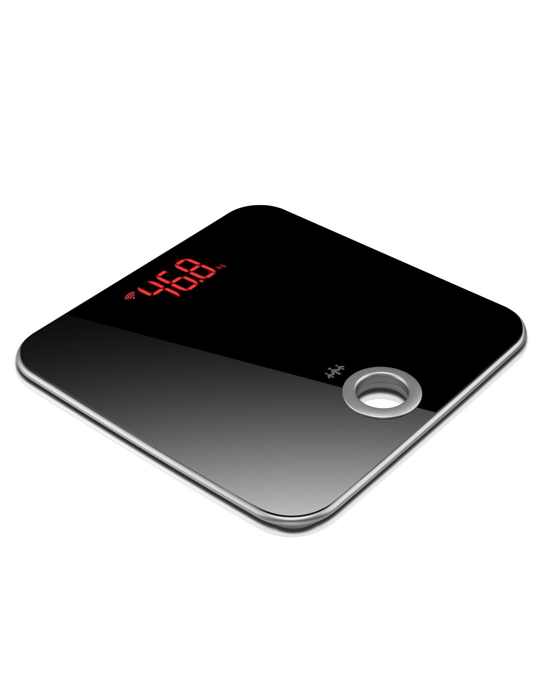 手机节-乐心lifesense接入微信wifi智能体重秤(炫酷黑)s1 wifi(黑)