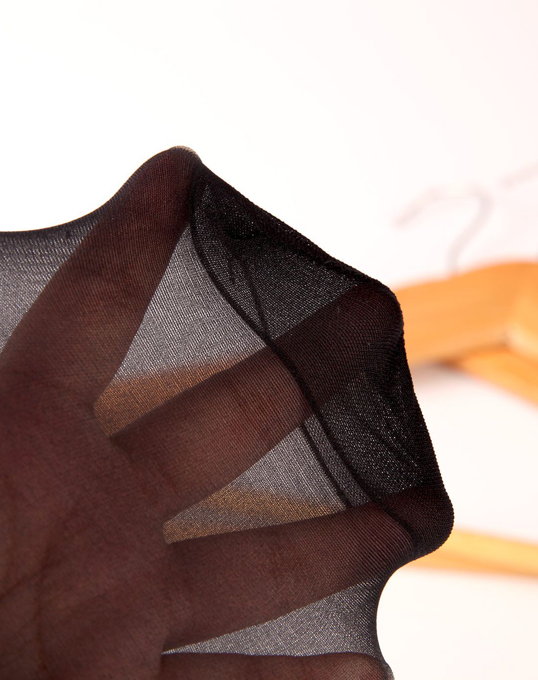 女士黑色5双装薄款短丝袜