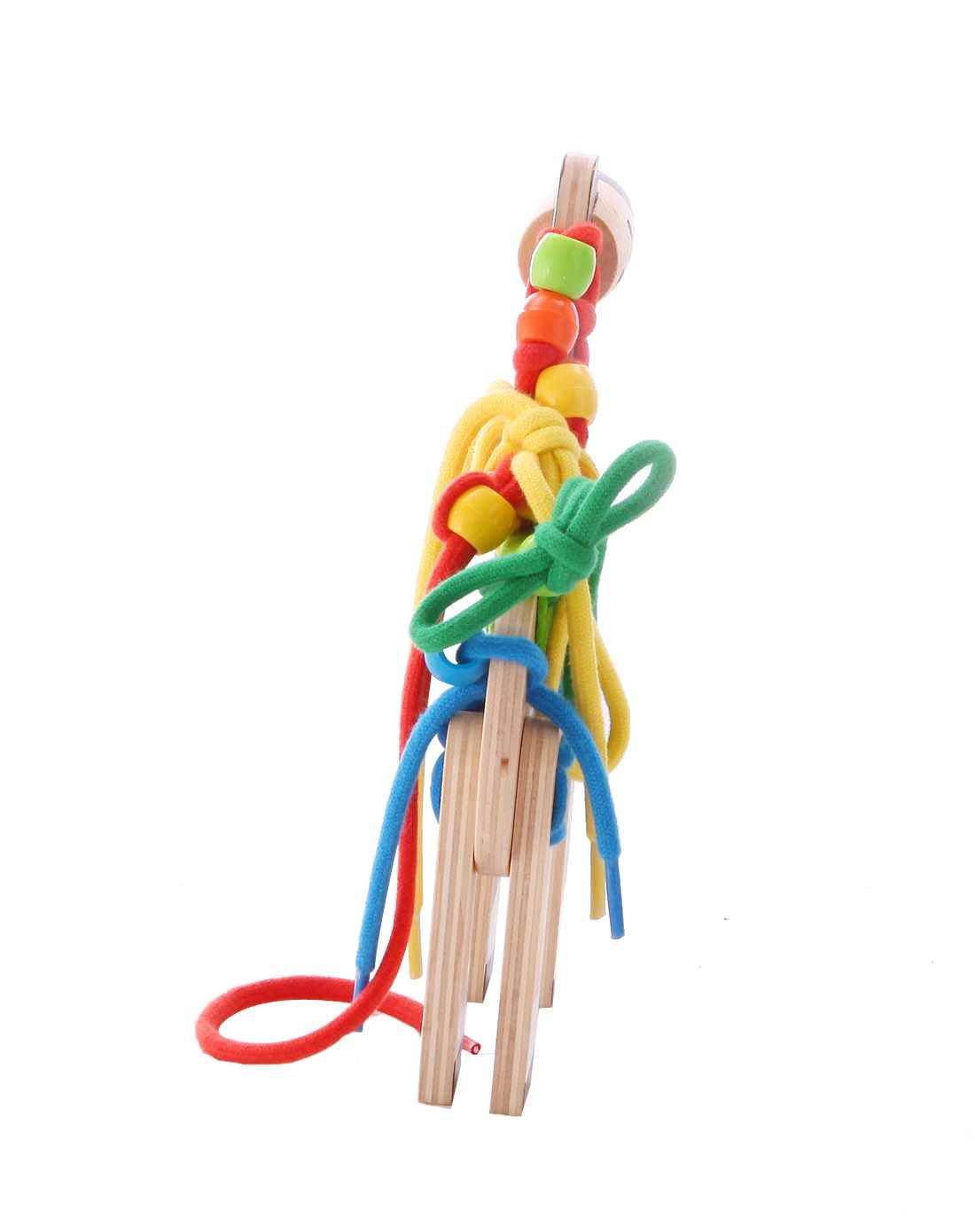 德国hape环保玩具专场德国hape3岁 早教益智穿线玩具小马穿绳e1016e10