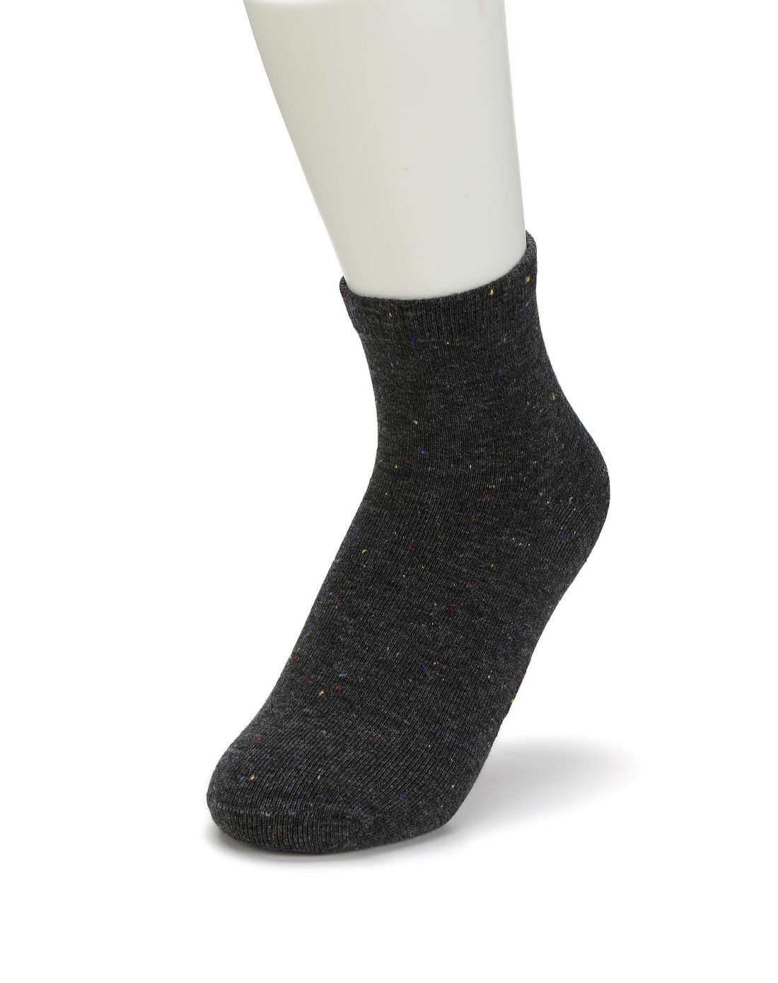 [四件起售]透气吸汗 女款灰色运动平板中袜