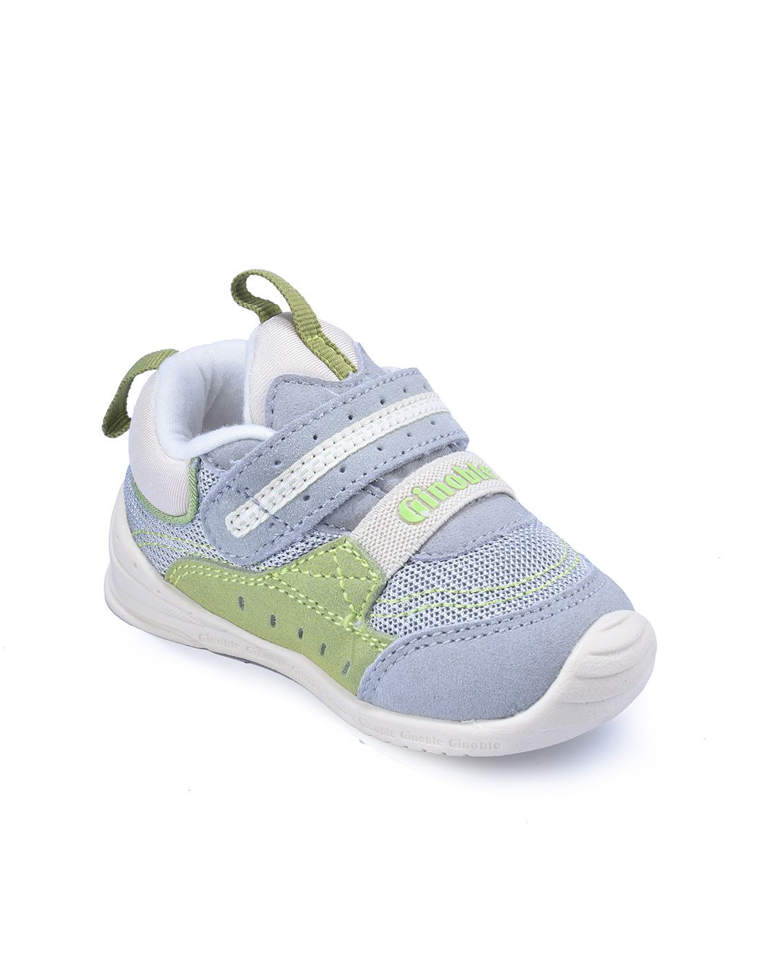 基诺浦软底防滑关键鞋1605浅灰