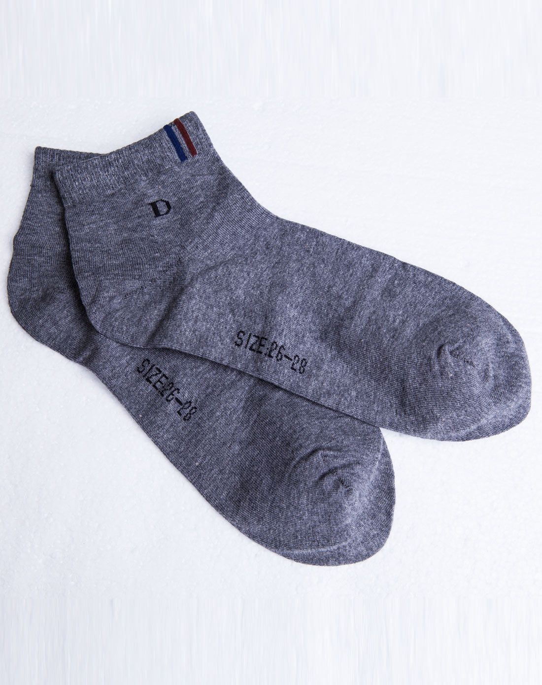 多拉美男女家居服专场男款5双装混色舒适简约短袜(颜色随机)wz1401