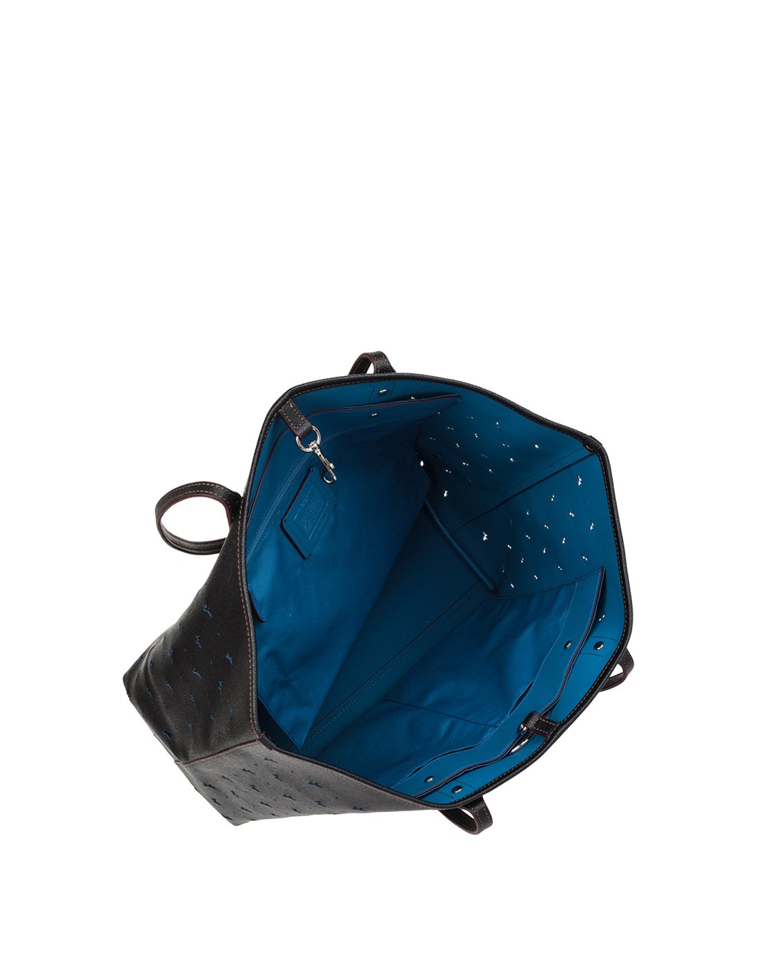 coach 纯皮蝴蝶印花女士托特包