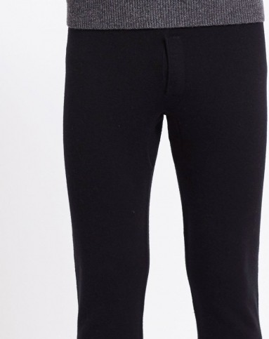 男士黑色精纺毛裤