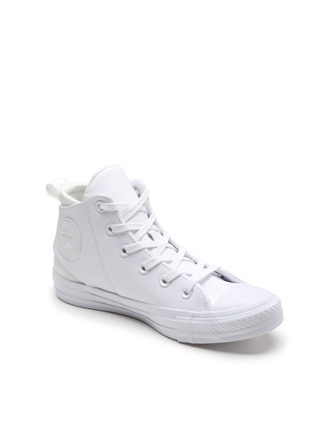 匡威converse时尚潮鞋all star 女款白色高帮运动鞋553379c_唯品会