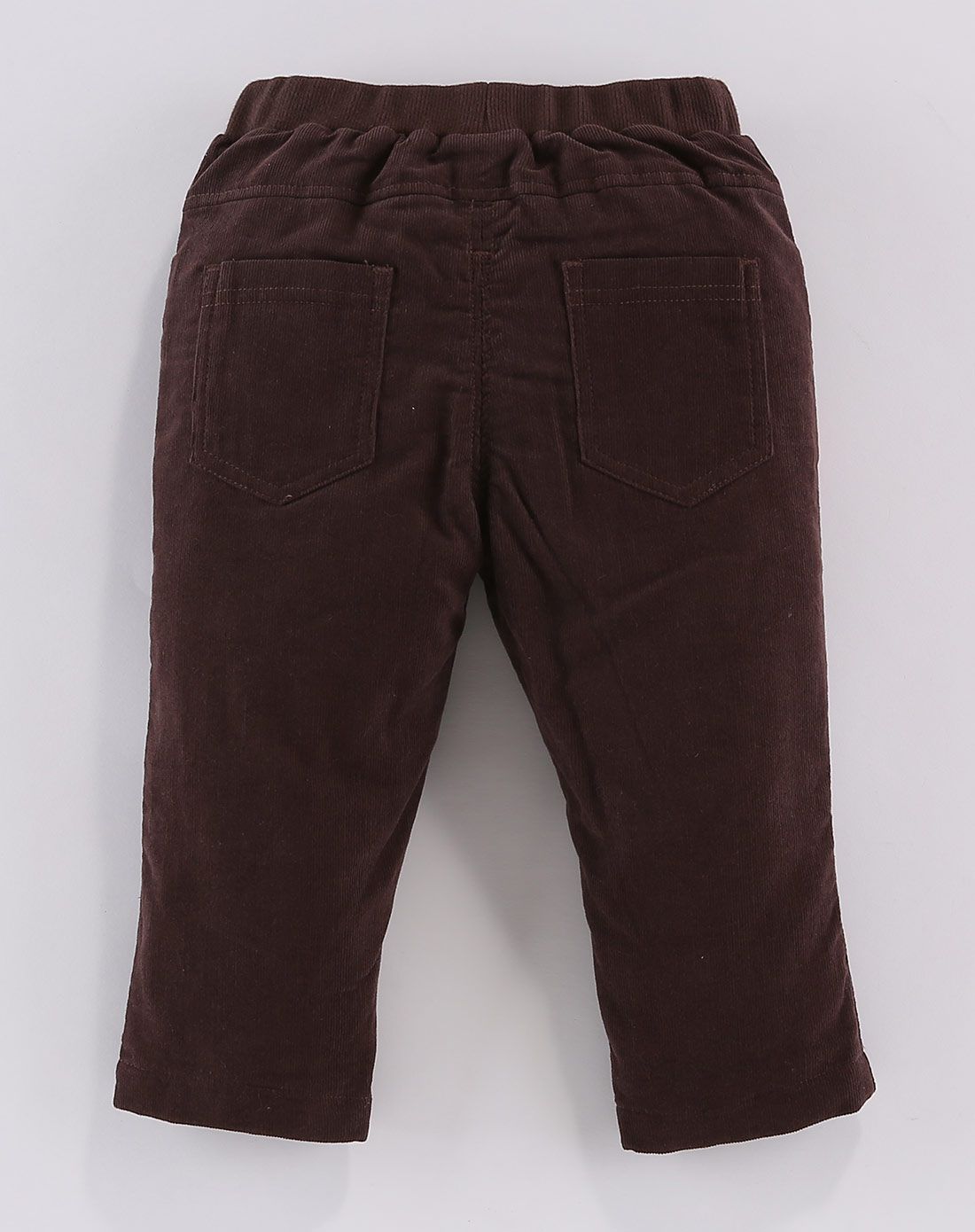 男童深咖啡色丛林之旅灯芯绒长裤