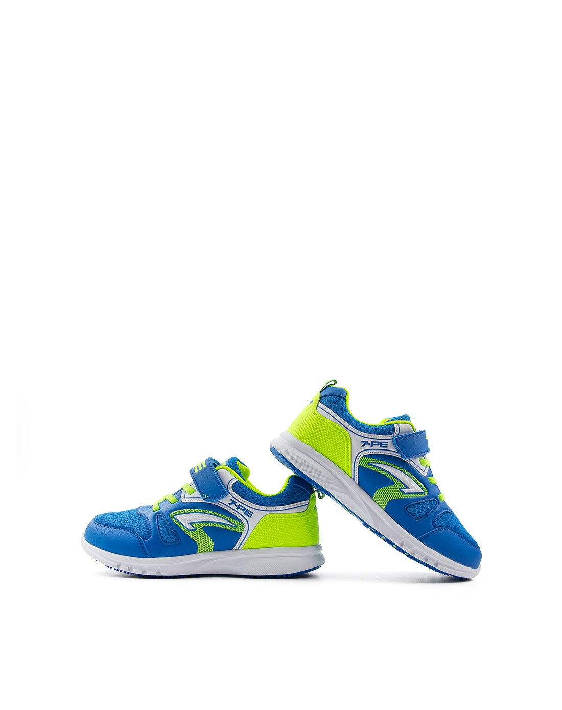 七波辉童鞋 网面运动鞋 男中童荧光绿透气双网鞋荧光绿