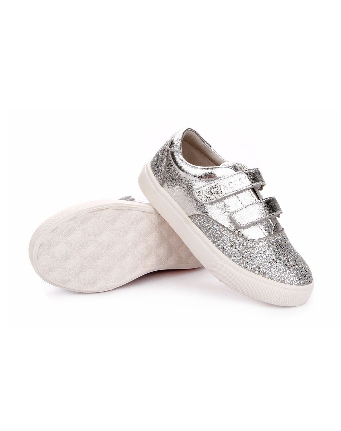 百丽旗下知名品牌童鞋专场思加图 女小童皮鞋银色 (26-31)sro93824db1