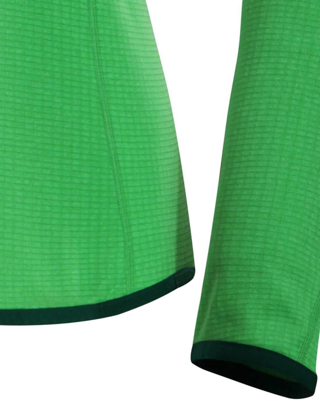 专柜同款 女款艾绿色半胸套头抓绒衣