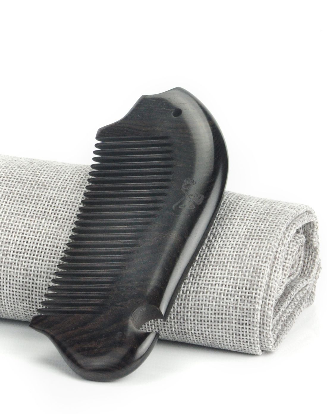 虞美人 黑檀木梳 古朴大气 呵护秀发