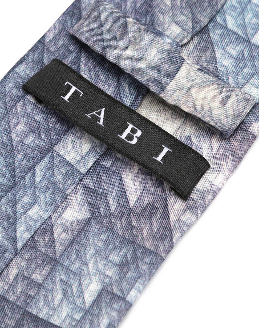 暗灰蓝色斯文时尚领带