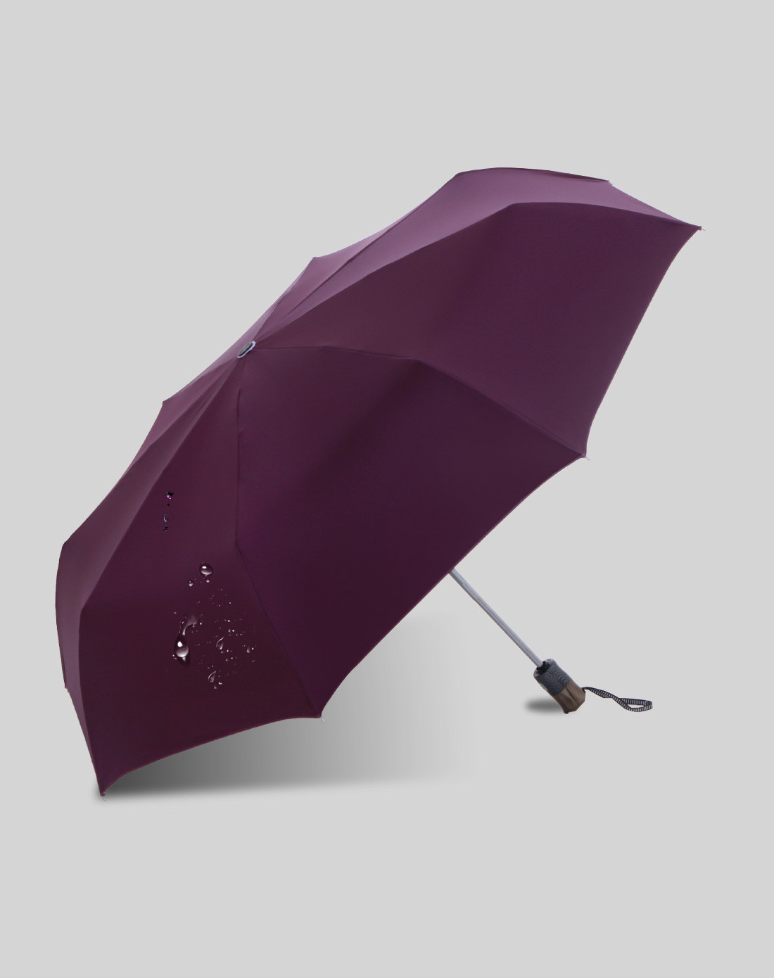 天堂伞 全自动商务男士黑胶晴雨伞