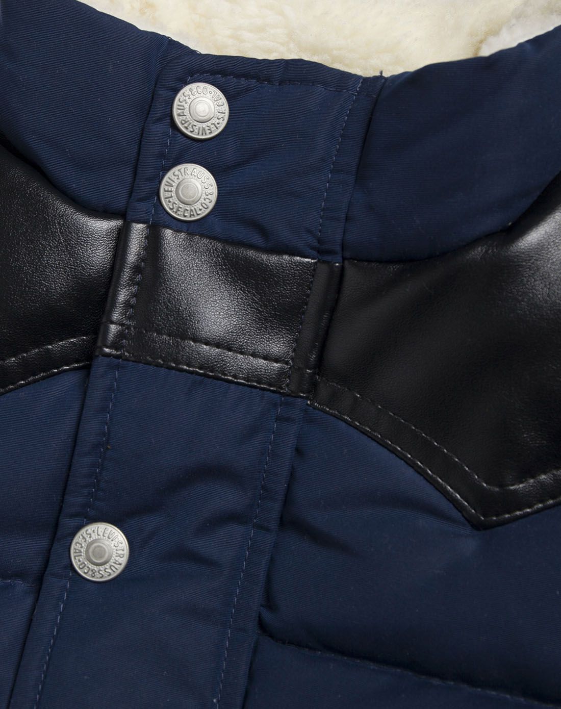 levis 男童深靛蓝羽绒服