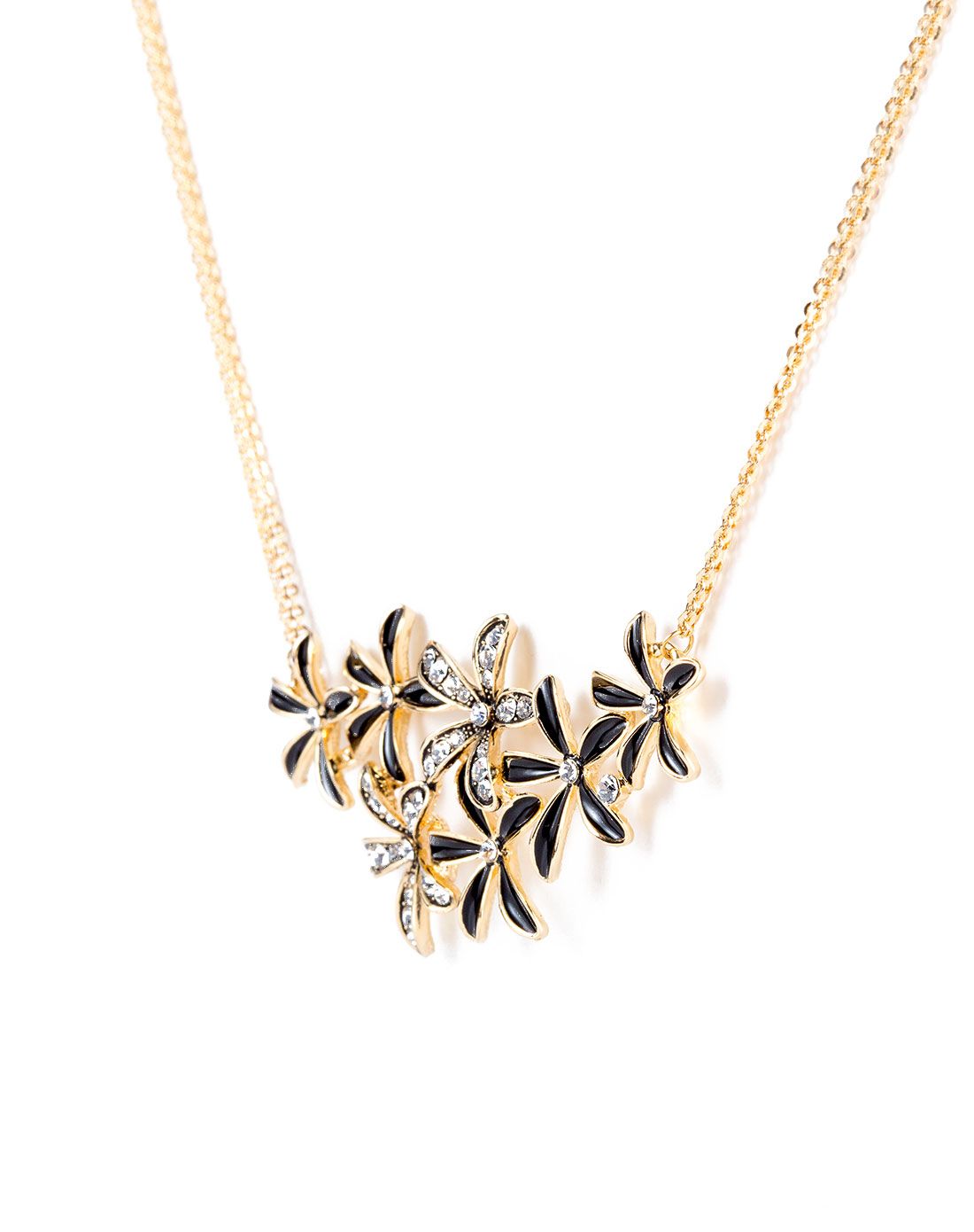 fellala饰品专场 fellala翡拉拉【99元】花卉气质项链短链短毛衣链