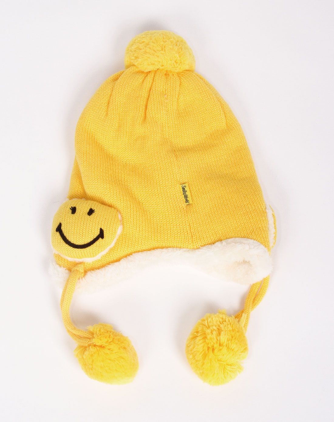 保暖精选童装混合-smileyworld男女女童黄色毛线帽2qw53622330_唯品会