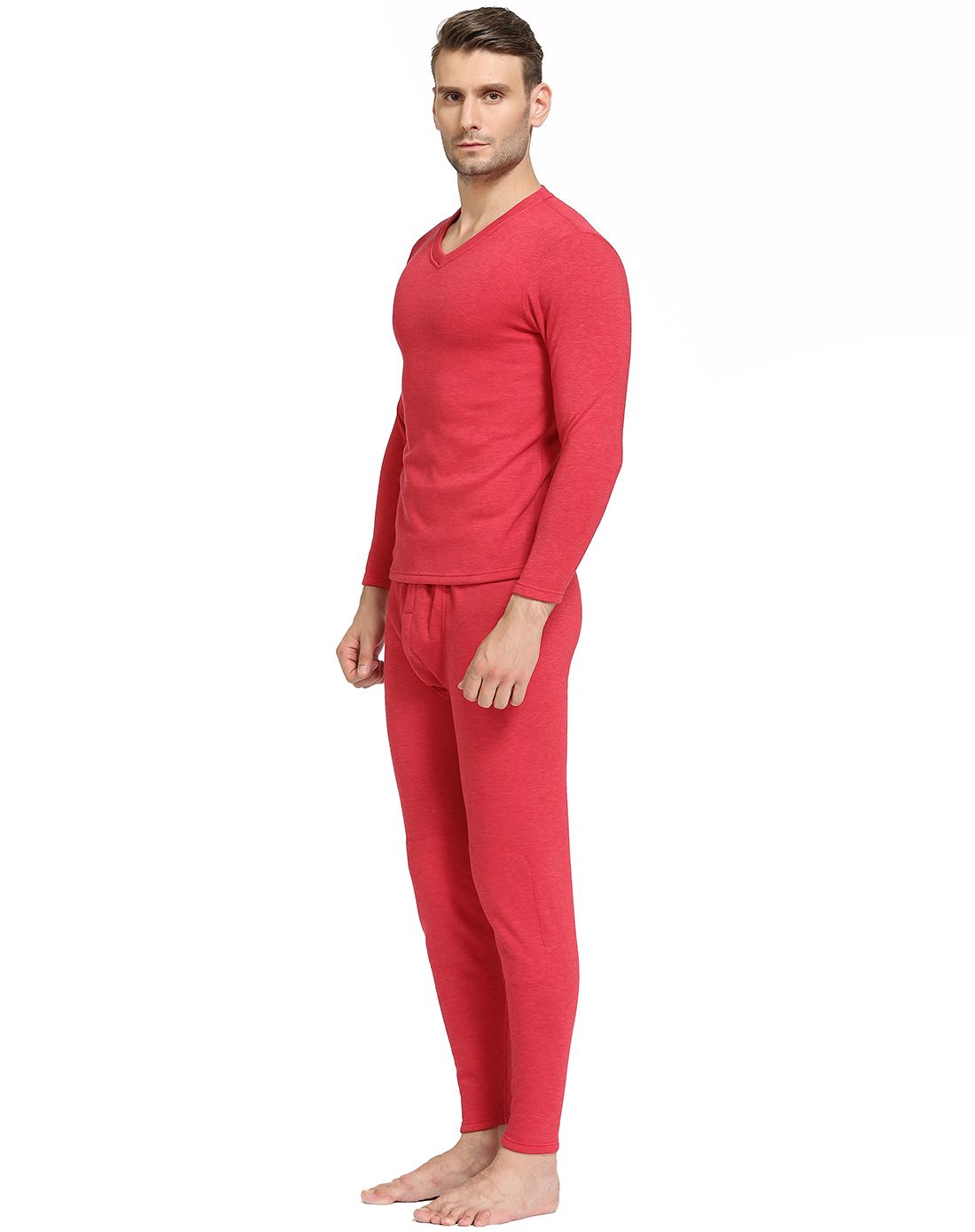 小护士男女混合保暖专场男式富贵红德国升温科技德绒轻保暖套装bnt