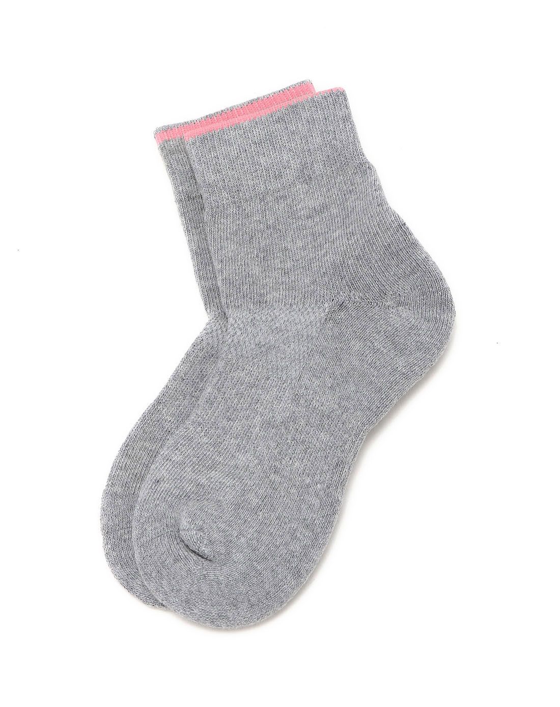 aimer kids儿童灰色舒适百搭袜子