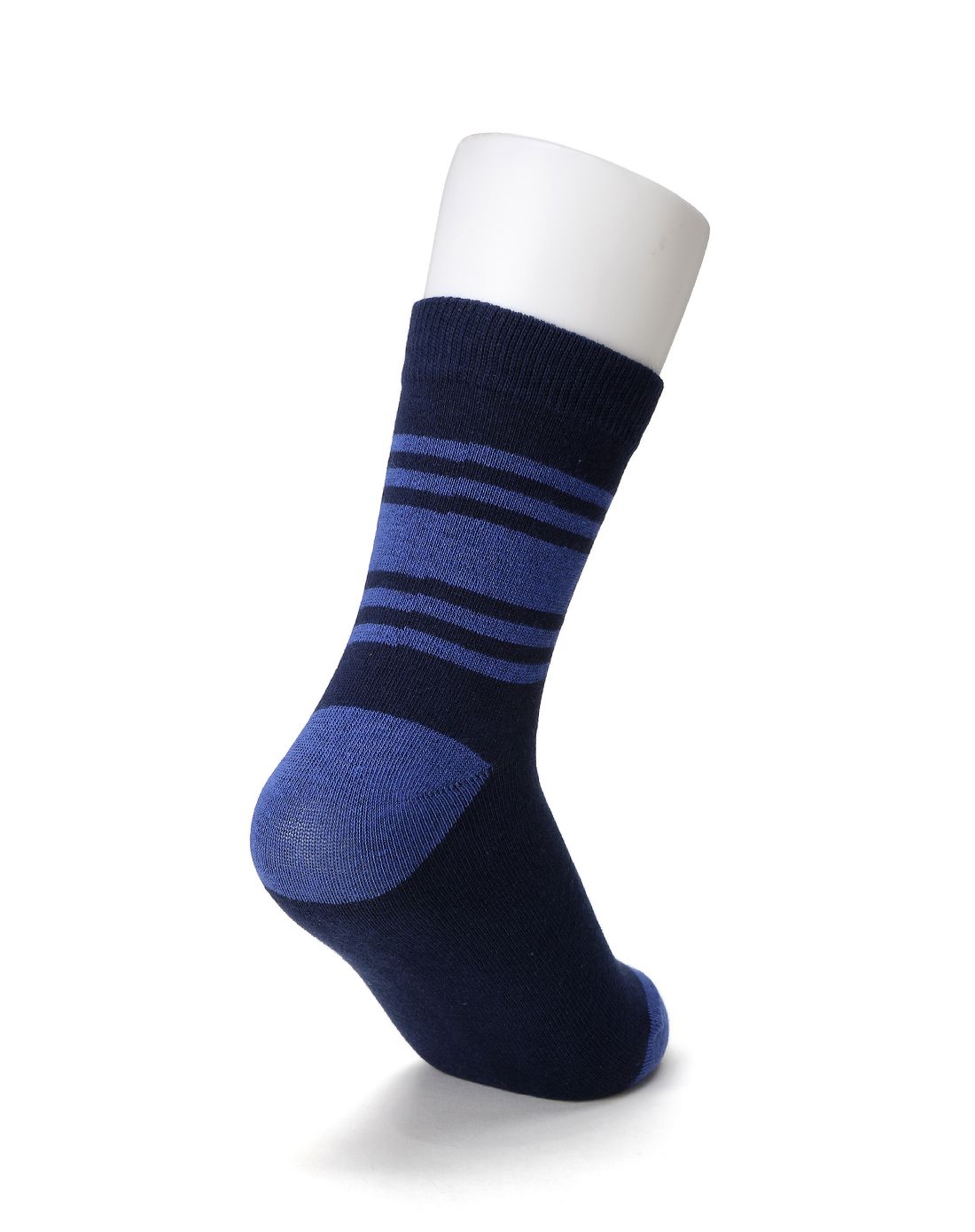 5双装深蓝/蓝色简约百搭袜子
