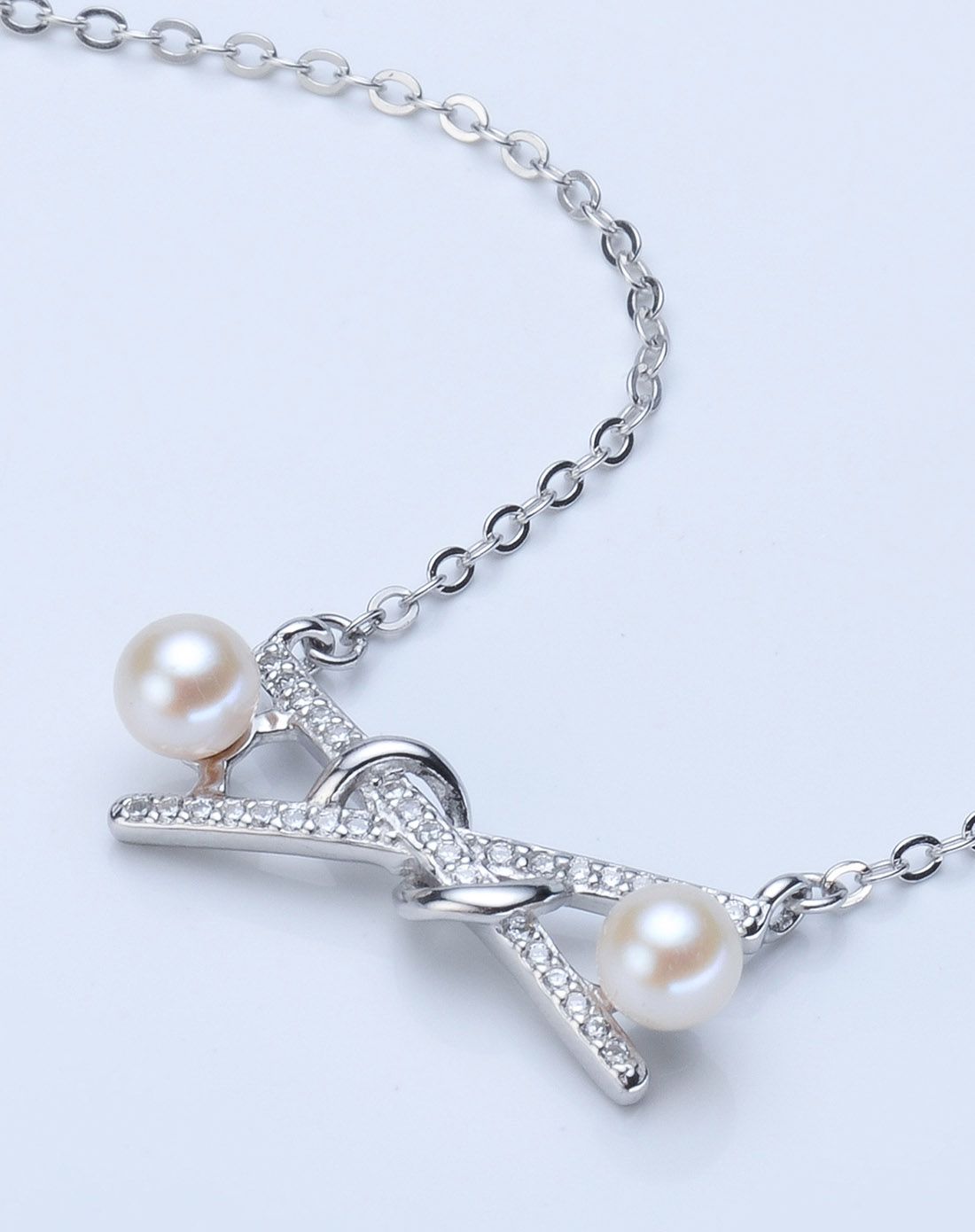 天使之泪 命运交织 时尚 淡水珍珠项链 4-5mm