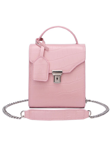 2016新款 石头纹理牛皮锁头肩背包