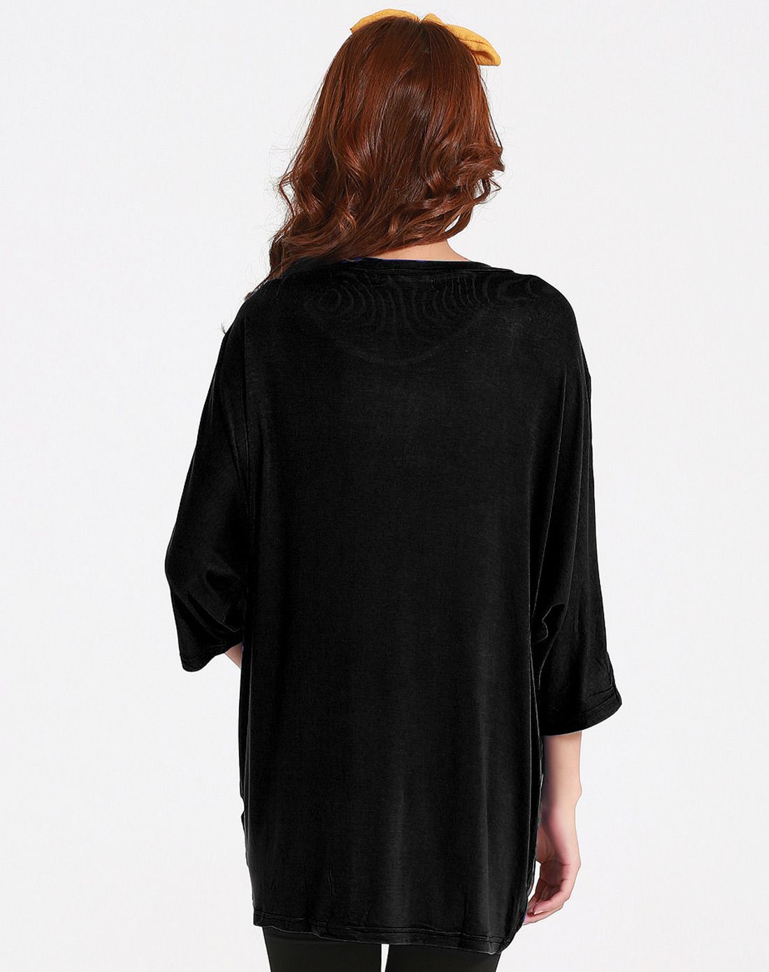 贝儿森bellsen孕妇装专场黑色时尚针织上衣332621_唯品会