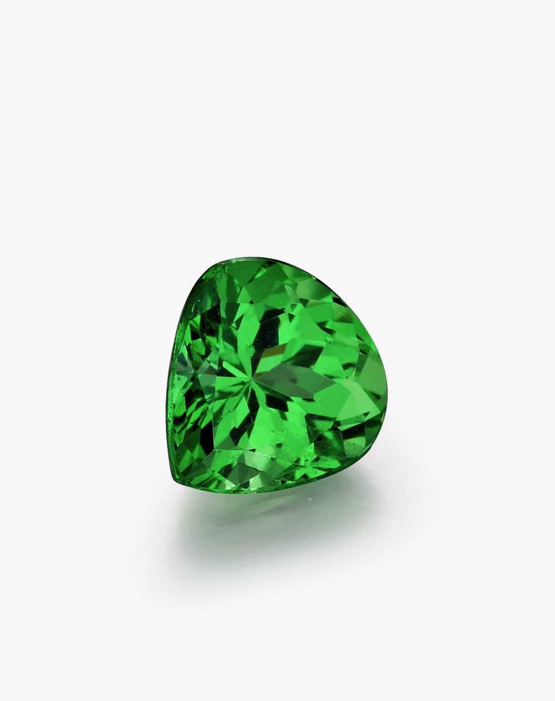 唯品首发 天然沙弗莱裸石1.123克拉 翠绿色石榴石