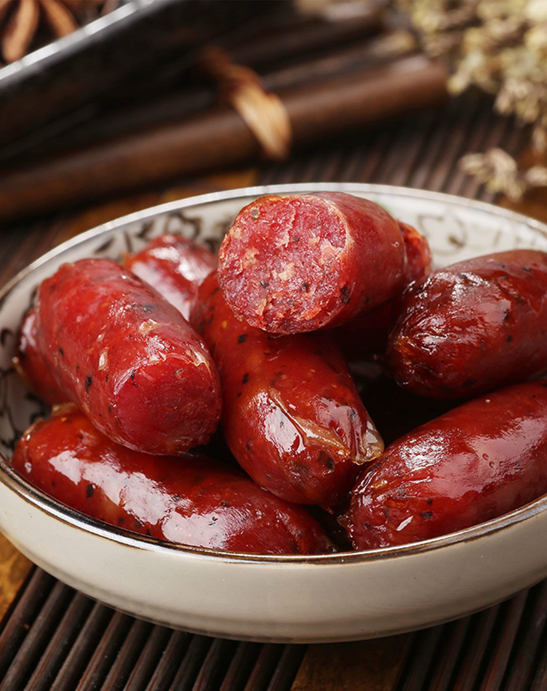 三只松鼠_滋滋炭烤肠198gx2