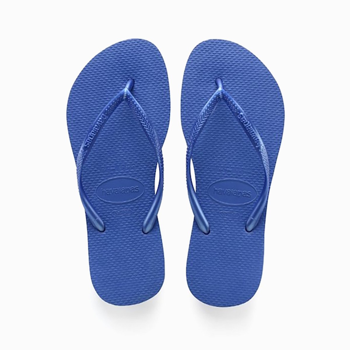 havaianas哈瓦那 slim细带系列 蓝色人字拖