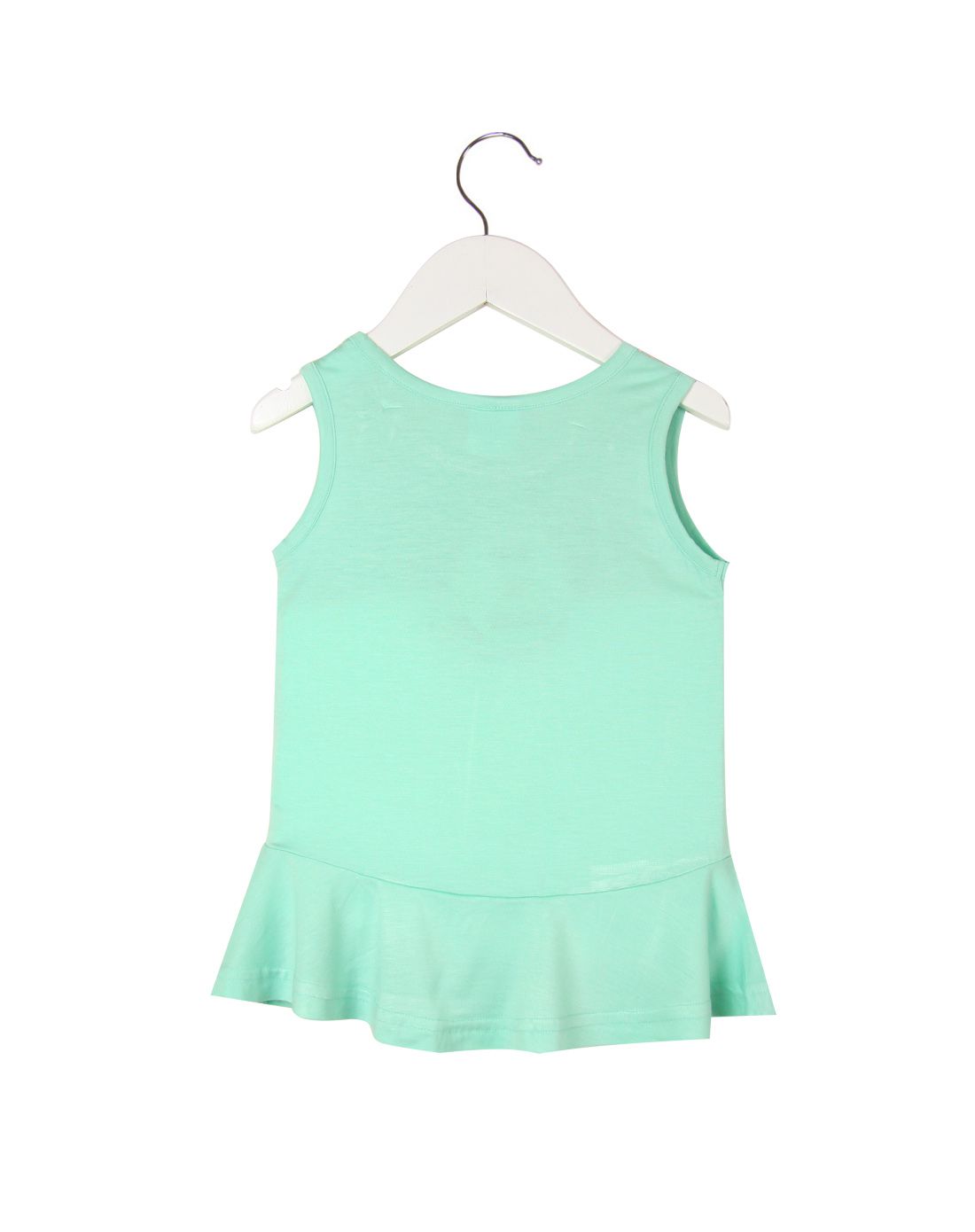 女童靓绿竹纤维背心