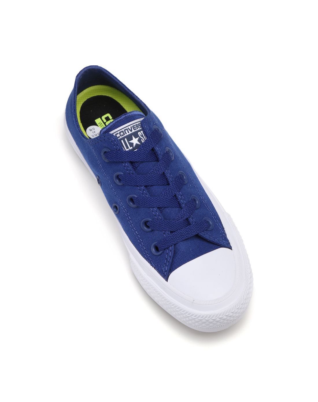 轻质系带 中性款蓝色低帮帆布鞋