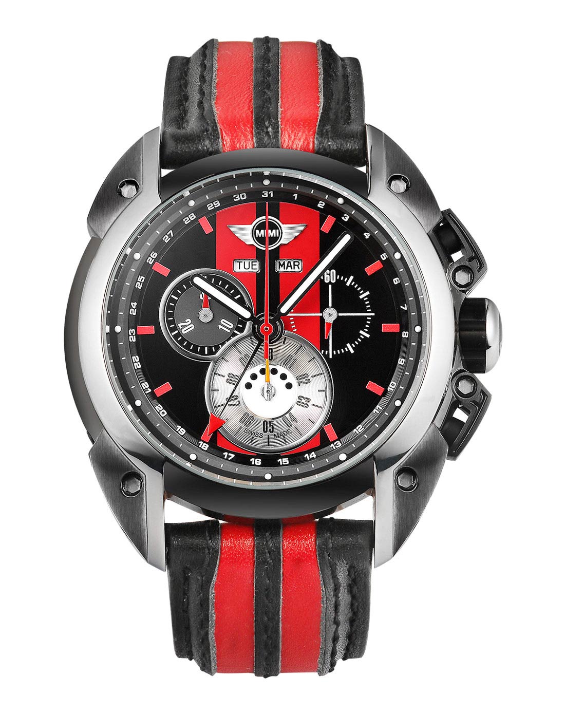 极致经典瑞士石英手表-01烈焰红