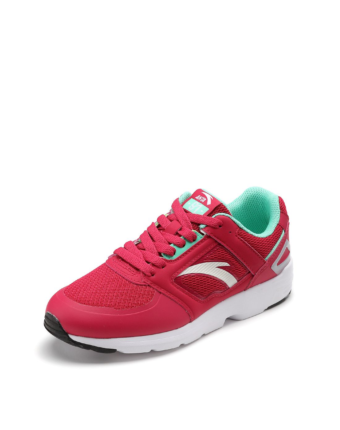 轻质透气 女款玫红色运动鞋