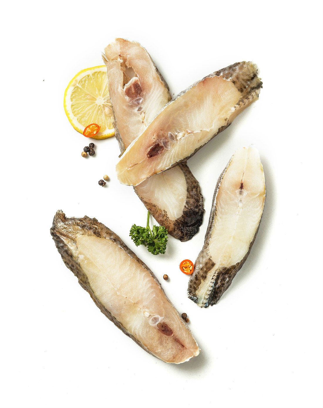 大西洋真鳕鱼带皮段500g