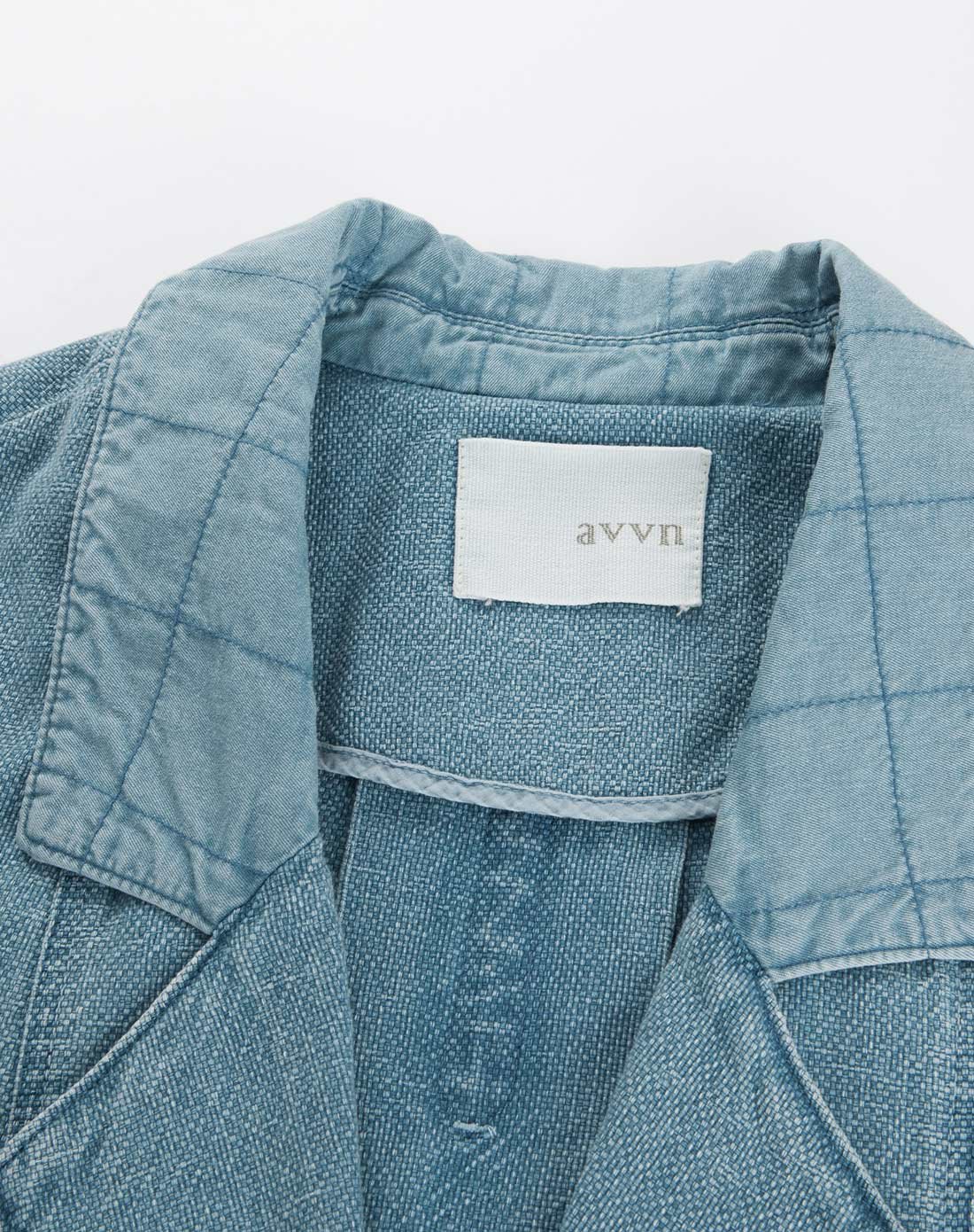 飞鸟和新酒/avvn女装专场 女款拼料洗水牛仔风衣