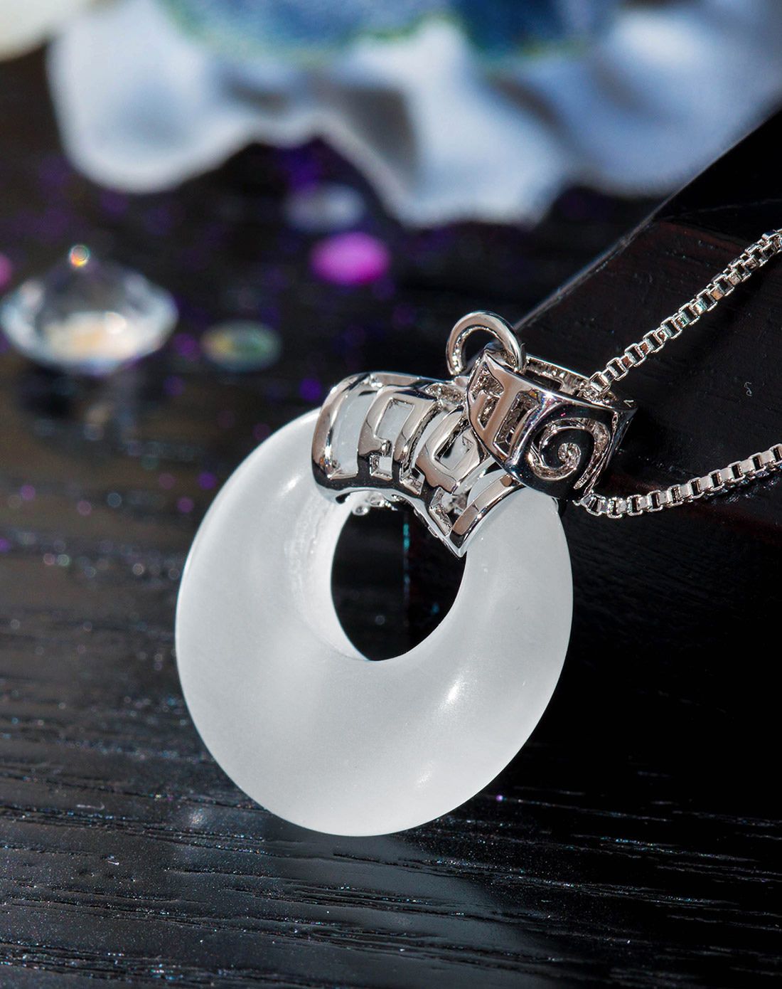 《玉环》项链时尚锁骨链