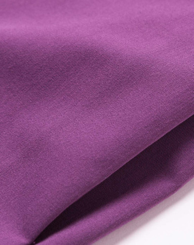 黑紫简约中长款西装领风衣外套