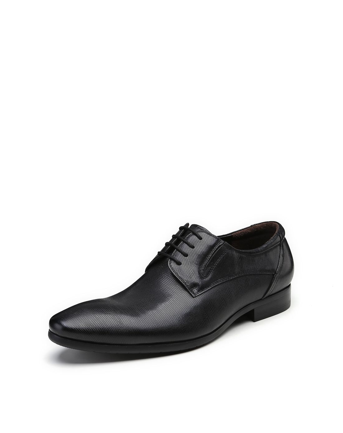 卡奴迪路旗下canudilo h holidays黑色绅士气质系带皮鞋6681452-900