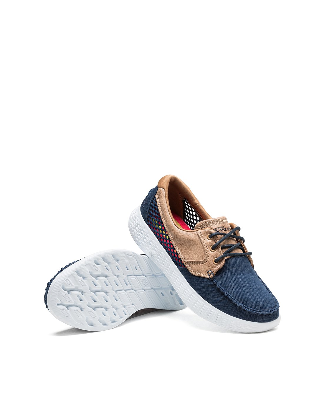 仿皮密质网布 女款休闲鞋 缓震舒适