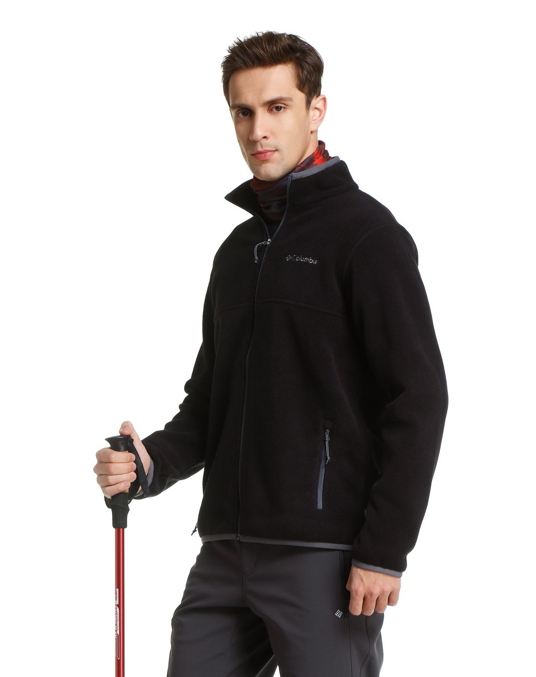 轻柔恒温 男款长袖抓绒外套