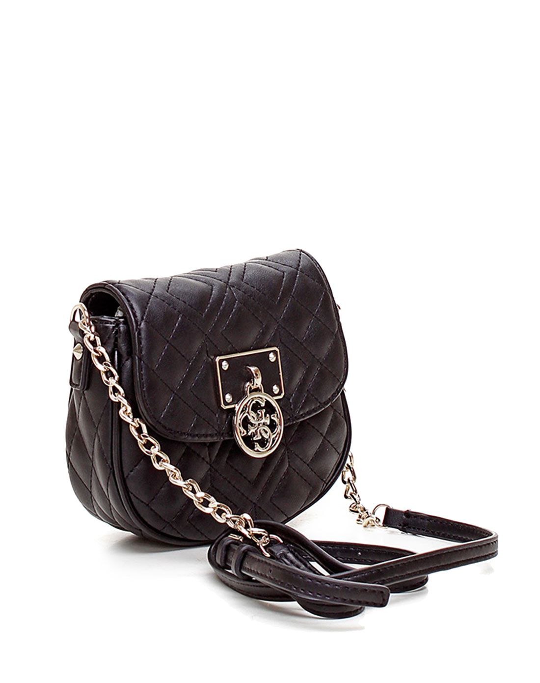 armani jeans & guess混合包包专场 > guess 黑色方格女士单肩包