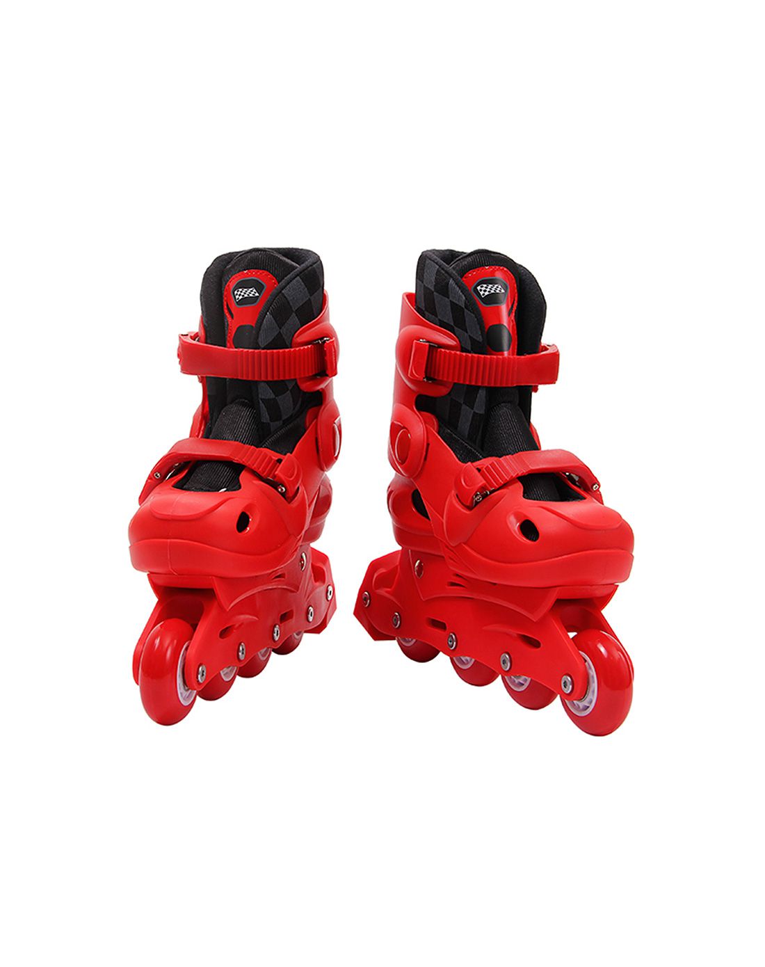 ferrari/法拉利 青少年版硬壳伸缩儿童溜冰鞋 红色