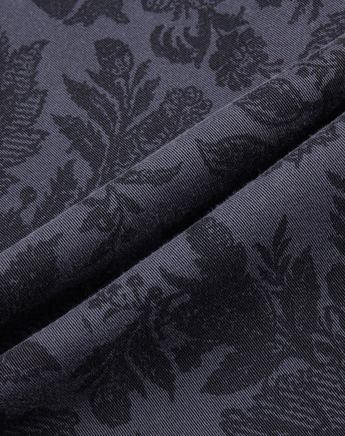 armani jeans女款紫灰色民族印花棉质牛仔裤