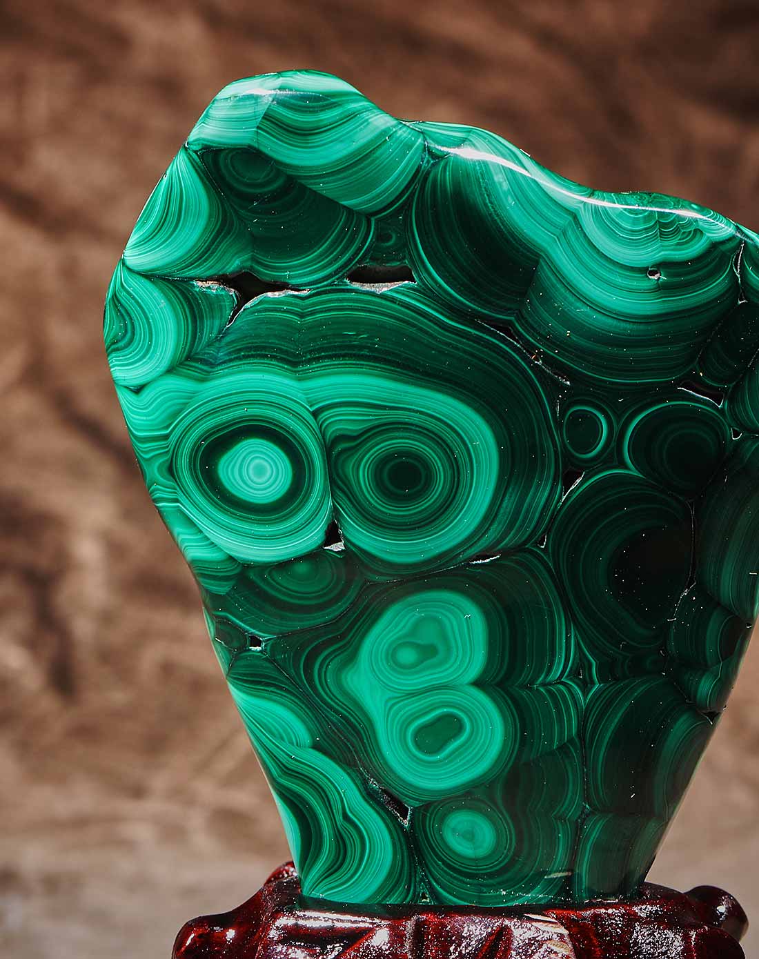 非洲.赞比亚天然孔雀石原玉石精品摆件(dg-13er)