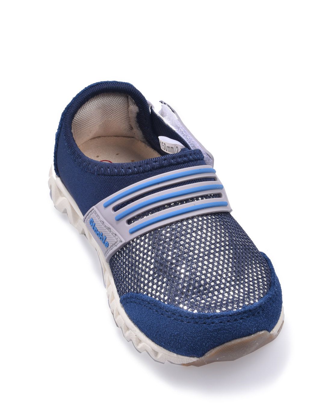 基诺浦网布透气学步鞋072深蓝