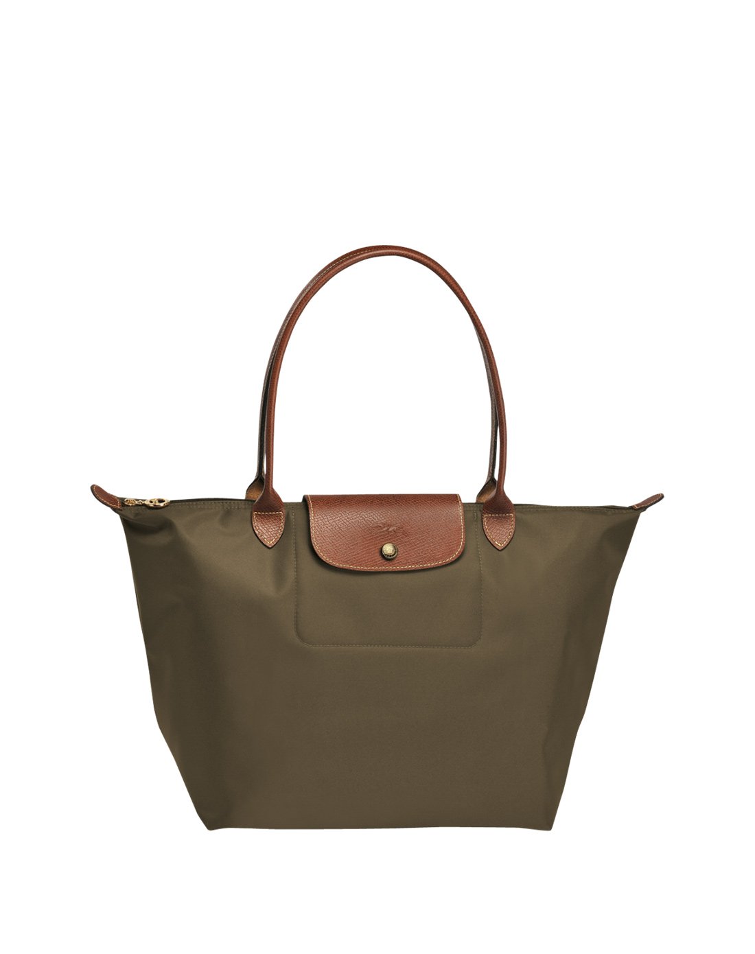 longchamp 珑骧le pliage系列经典长柄可折叠l号手提单肩饺子包